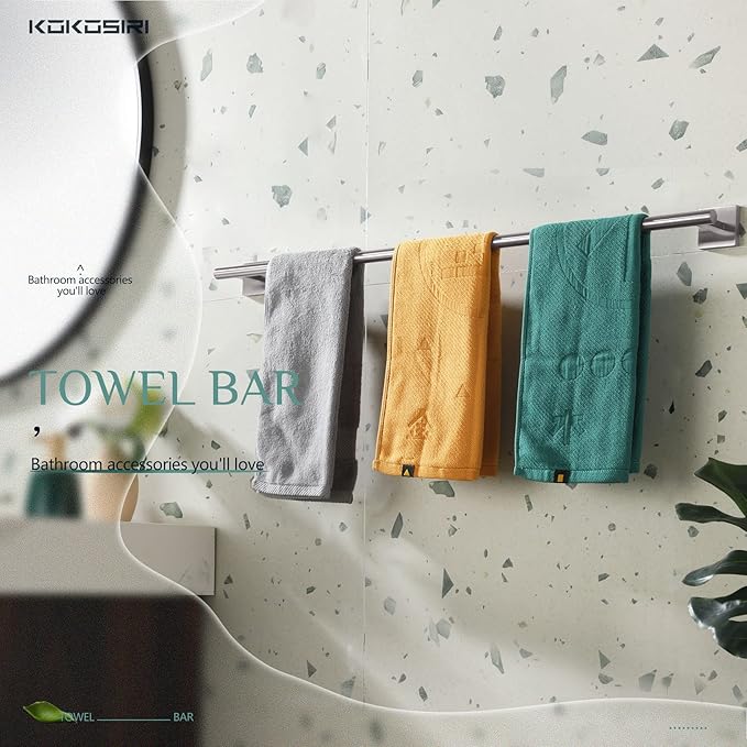 KOKOSIRI Towel Holder Bathroom Accessory Towel Bar 32 Inch B4005BR-L32