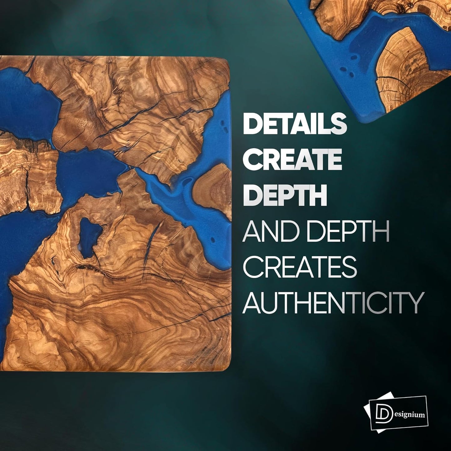 Handmade Olive Wood Resin Cutting Board, Charcuterie Boards for Housewarming Gifts, Resin Cheese Board, Decorative Cutting Board for Kitchen, Luxury Olive Wood Charcuterie Board