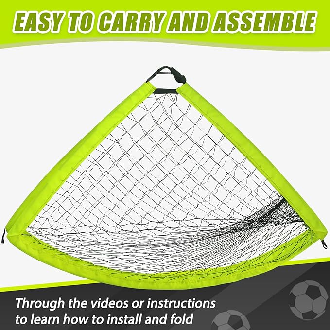 KTRIO Soccer Goal Soccer Net 6x4 ft
