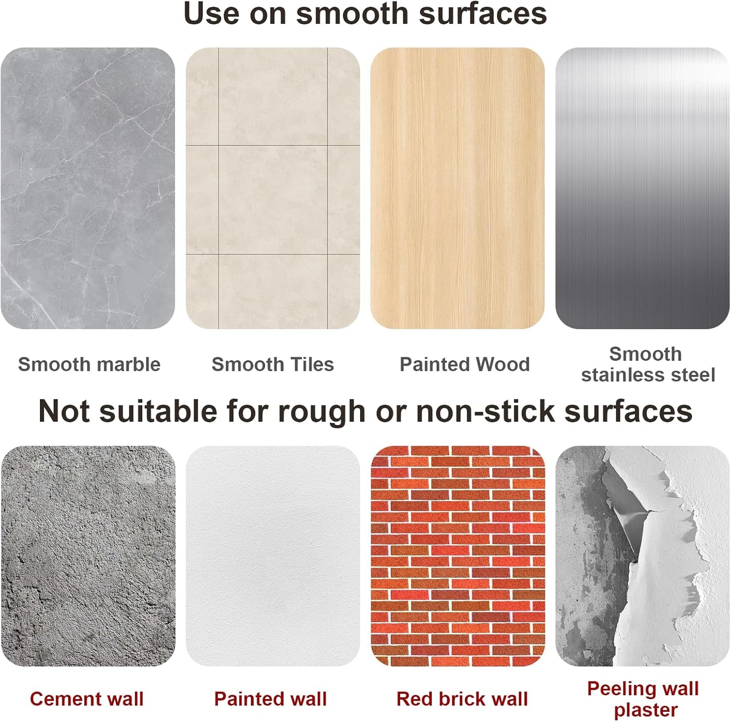 2Pcs Adjustable Pot Lid Holder – No-Drill Adhesive Mount Pot Lid Organizer for Cabinet Doors, Smooth Walls, Kitchen, Pantry, RV, Dorm, Fits 6-16" Lids, Ideal for Lid Holders While Cooking