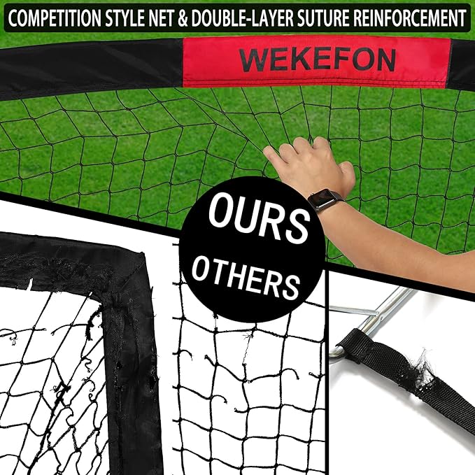 WEKEFON Soccer Goal 5' x 3.1' Portable Soccer 1 Pack
