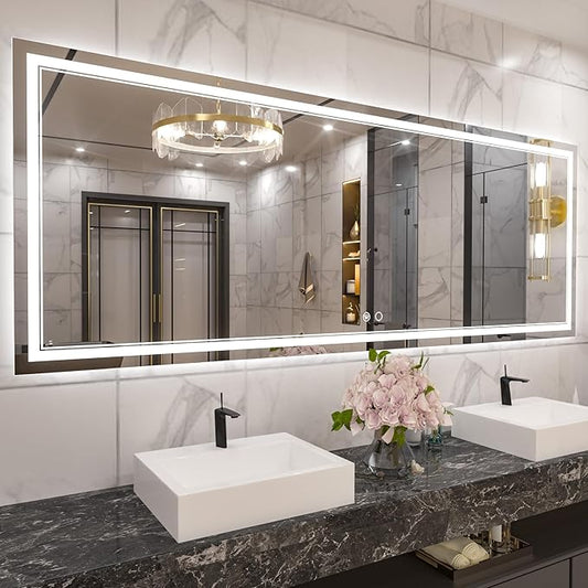 Keonjinn LED Bathroom Mirror 84 x 32 Inch