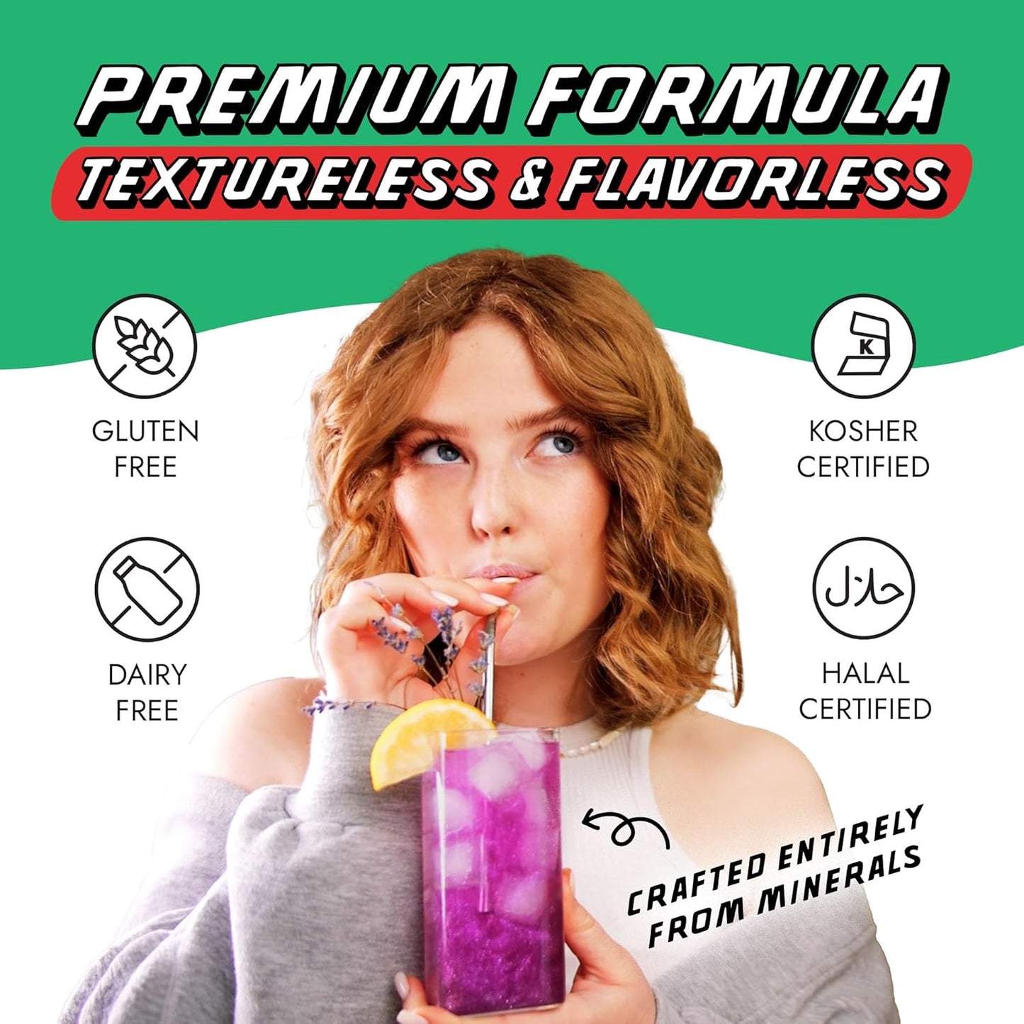 MONÉGASQUE Eden Green Edible Glitter for Drinks 10g – Edible Glitter for Cakes & Cocktails – Food Coloring Spray for Halloween Cake Decorations – Cocktail Drink Shimmer – Green Sprinkles for Cake