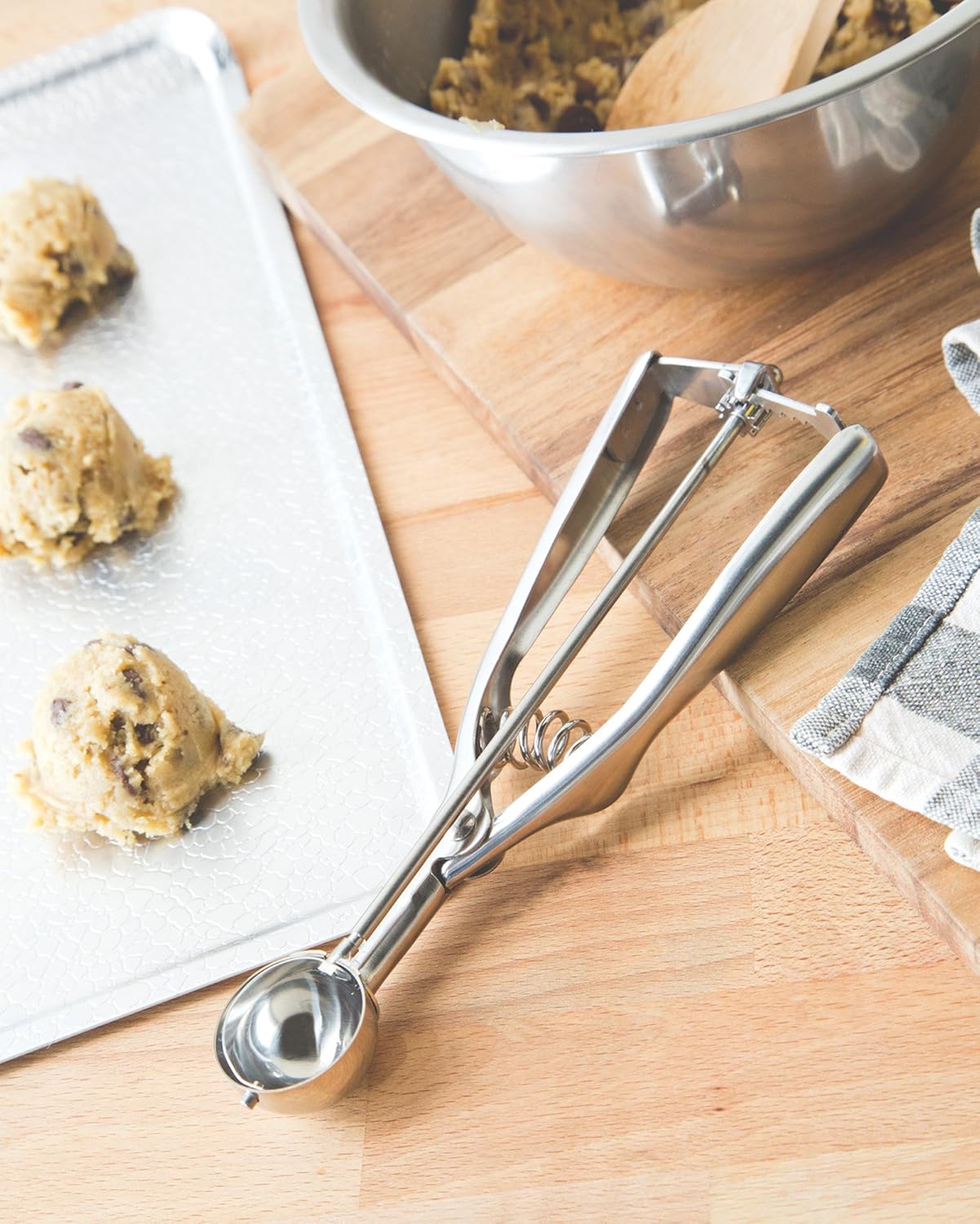 Fox Run Stainless Steel Scoop, 1 x 2.25 x 7.75 inches, Metallic