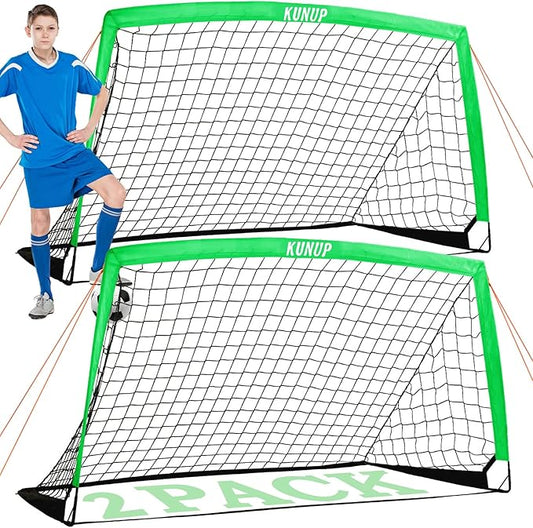 Kids Soccer Goals for Backyard 5×3, 6×4, 6×4, 9×5FT 9×5FT 2 2 Pieces