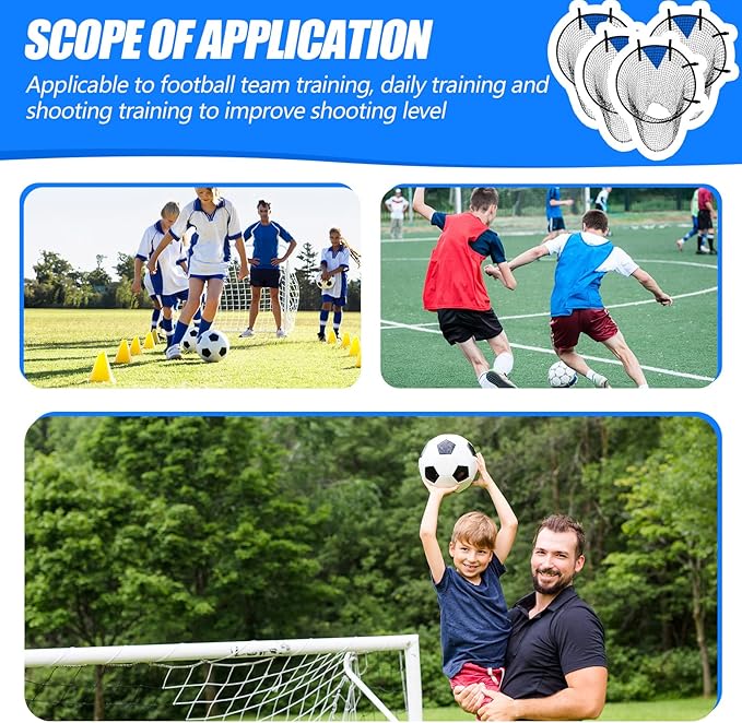 Lenwen Soccer Training Net Corner Soccer Train Goal
