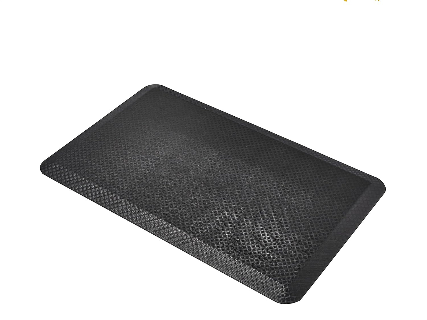 Amazon Basics 3/4" Rectangular Durable Anti-Fatigue Ergo Comfort Standing Mat, 32x20, Black (Previously AmazonCommercial brand)