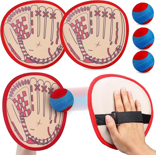 Kids Velcro Catching Balls Set - Toss and