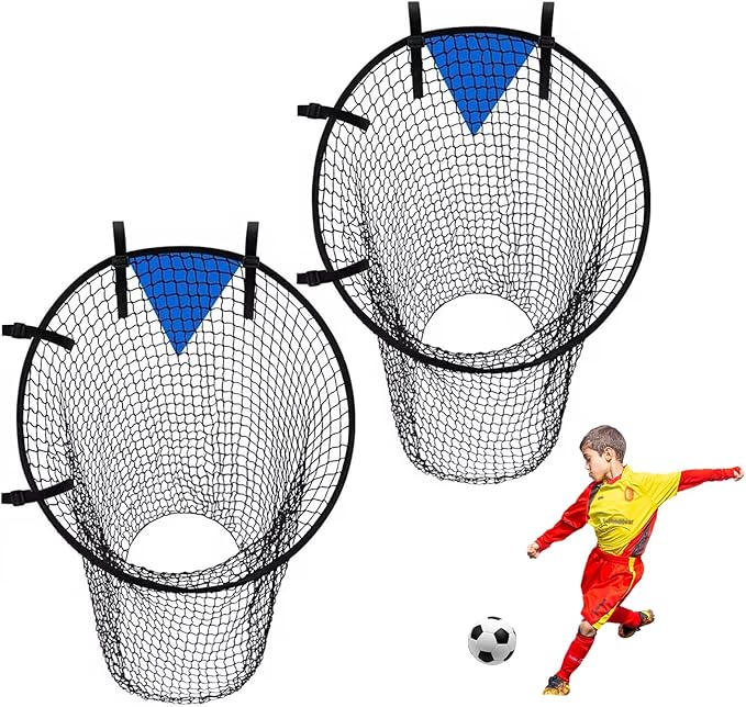 Krijues 2PCS Soccer Goal Target Nets for Shootings
