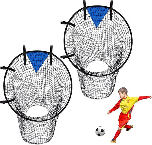 Krijues 2PCS Soccer Goal Target Nets for Shootings