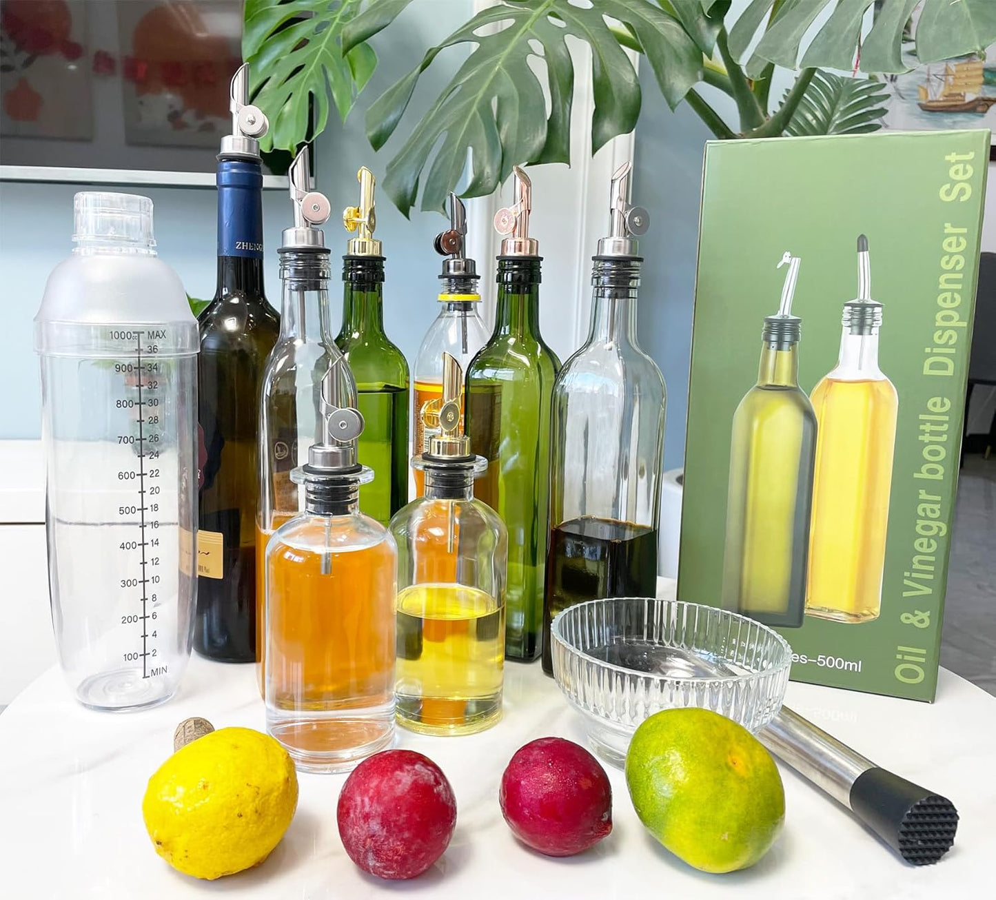 Pafuen Auto Liquor Pour Spout (6, Rose gold)