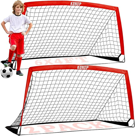 Kids Soccer Goals for Backyard 5×3, 6×4, 6×4, 9×5FT 9×5FT 2 2 Pieces