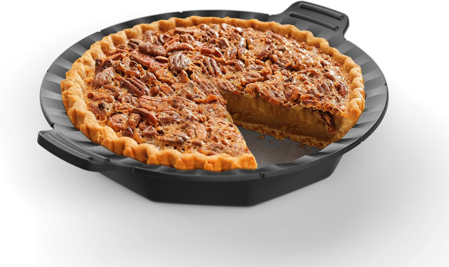 Outset Cast Iron Grill and Oven Pie Pan, 10 Inches