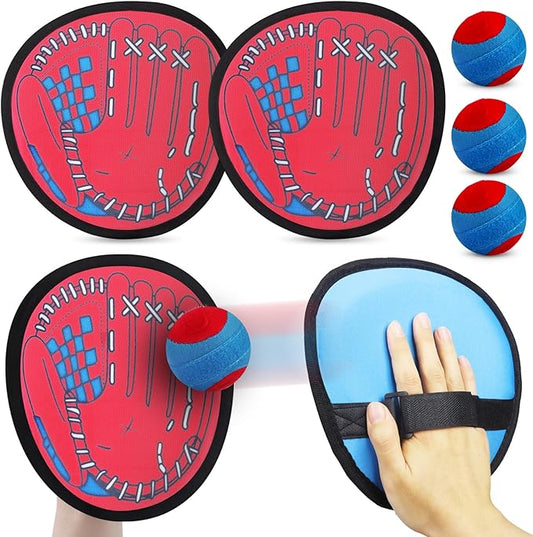 Kids Velcro Catching Balls Set - Toss and