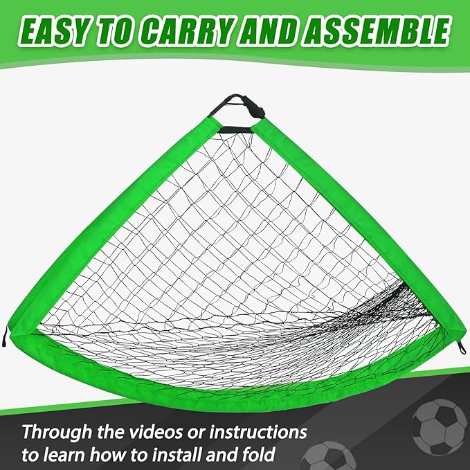 KTRIO Soccer Goal Soccer Net 6x4 ft