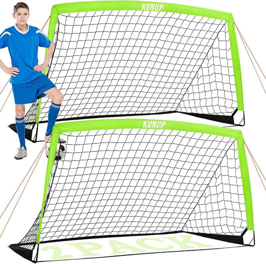 Kids Soccer Goals for Backyard 5×3, 6×4, 6×4, 9×5FT 9×5FT 2 2 Pieces