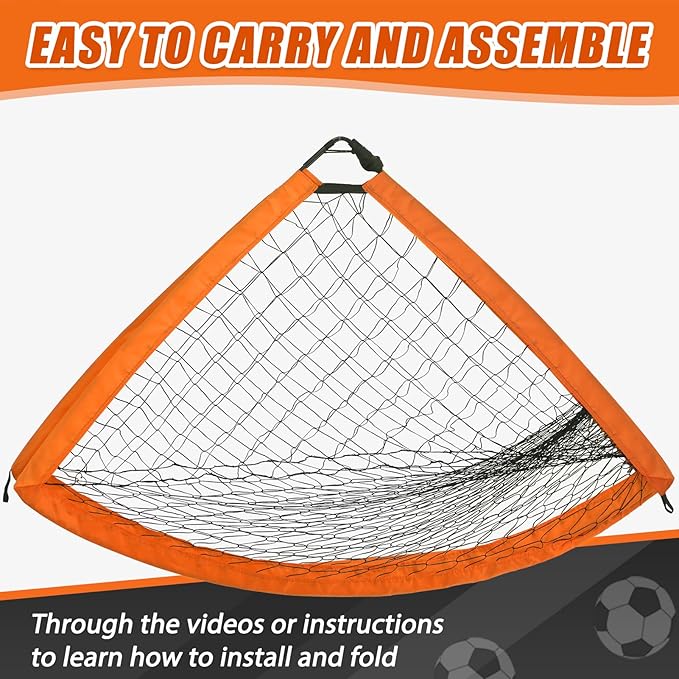 KTRIO Soccer Goal Soccer Net 6x4 ft