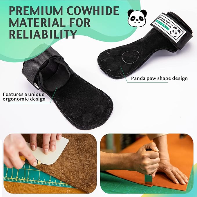 MANUEKLEAR Weight Lifting Wrist Wraps