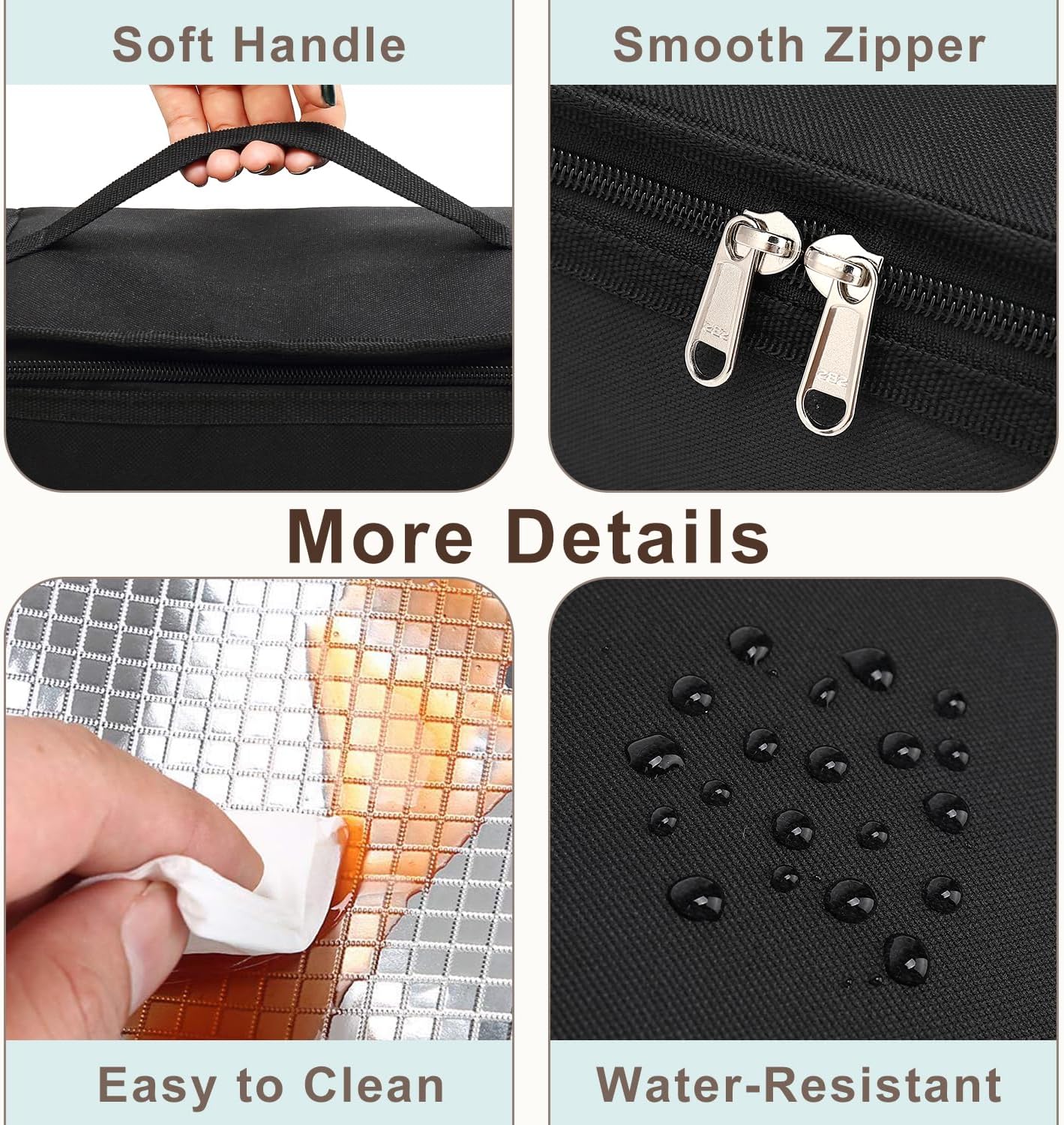 FlowFly Small Lunch box Insulated Soft Bag Mini Cooler Back to School Thermal Meal Tote Kit for Kids, Girls, Boys,Women,Men, Heart