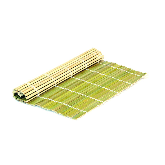 Thunder Group BASR095JP Sushi Roller, 9-1/2" x 9-1/2", Flat, Bamboo, Pack of 10