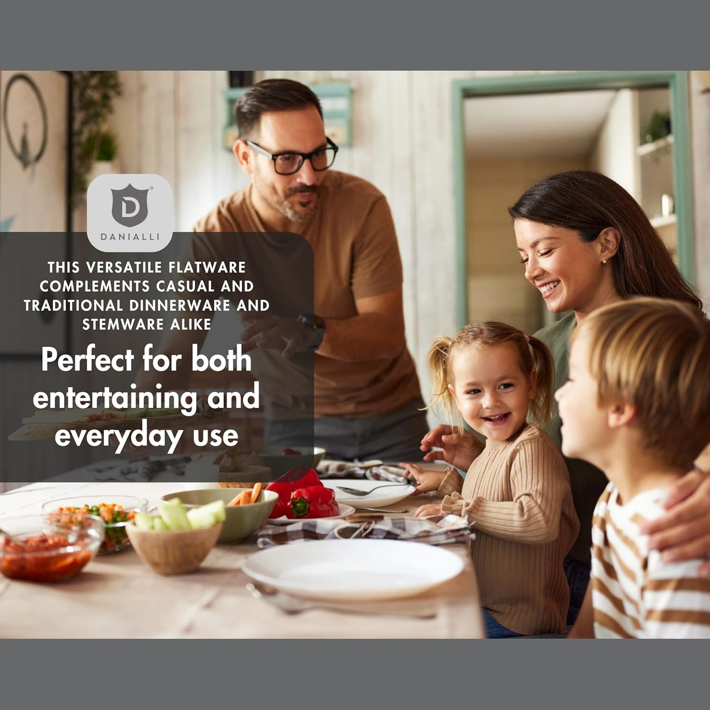 Silverware Set for 16 | 18/10 Stainless Steel Flatware Set | Mirror Finish, Heavy-Duty, Dishwasher Safe, Elegant & Durable, Built to Last (80-Piece, Marettimo)