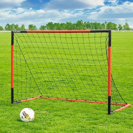 KAIHAOWIN Soccer Goal 3'x2.5' 6'x4'|8'x6'|10'x6.6'-Steel Frame
