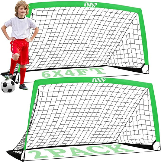 Kids Soccer Goals for Backyard 5×3, 6×4, 6×4, 9×5FT 9×5FT 2 2 Pieces