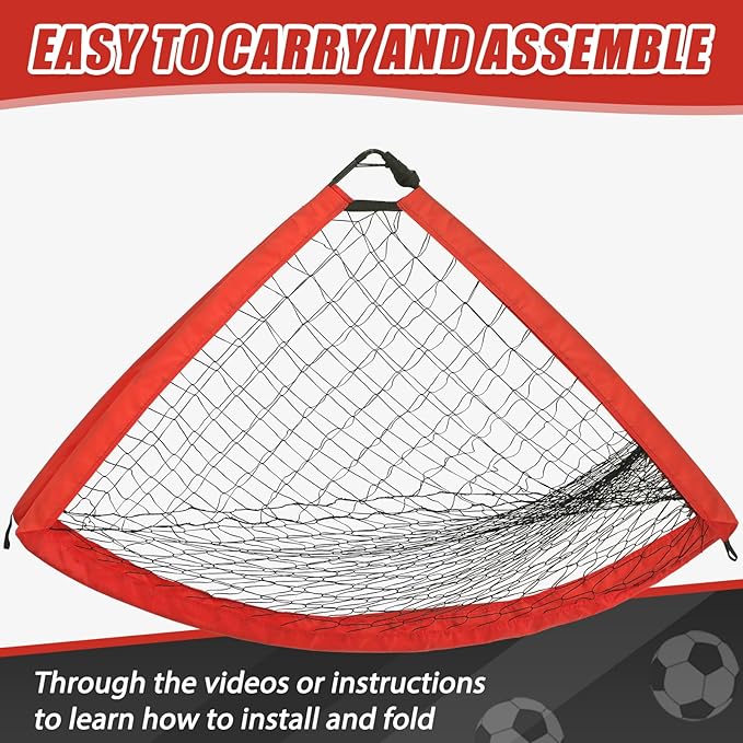 KTRIO Soccer Goal Soccer Net 6x4 ft