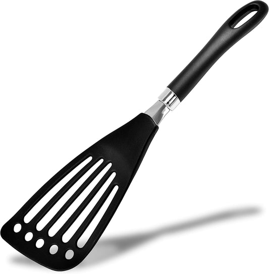 Seki Japan Right Handed Nylon Spatula Wide Thin Slotted Turner Kitchen Utensils