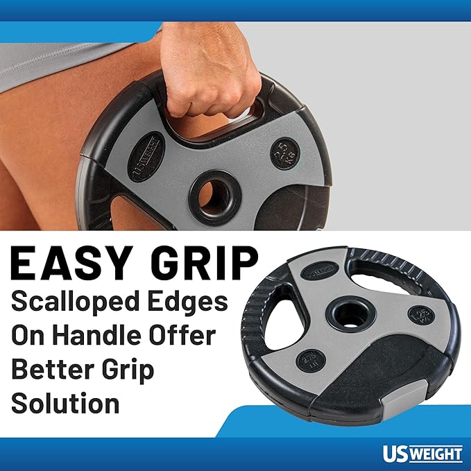 US Weight Barbell Weight Set for Home Gym 55â€ padded