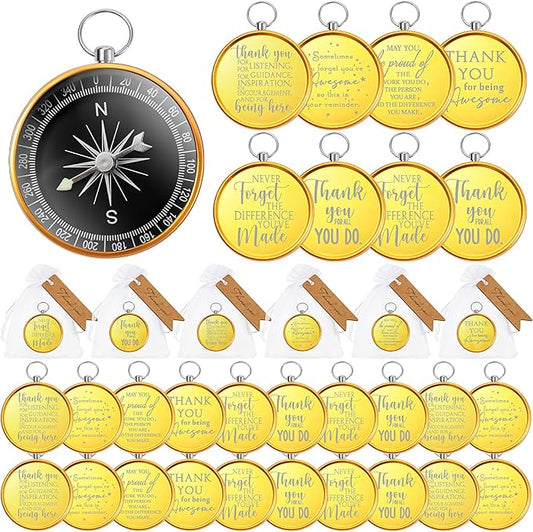 Lenwen 30 Set Male Employee Gift Compass Hiking