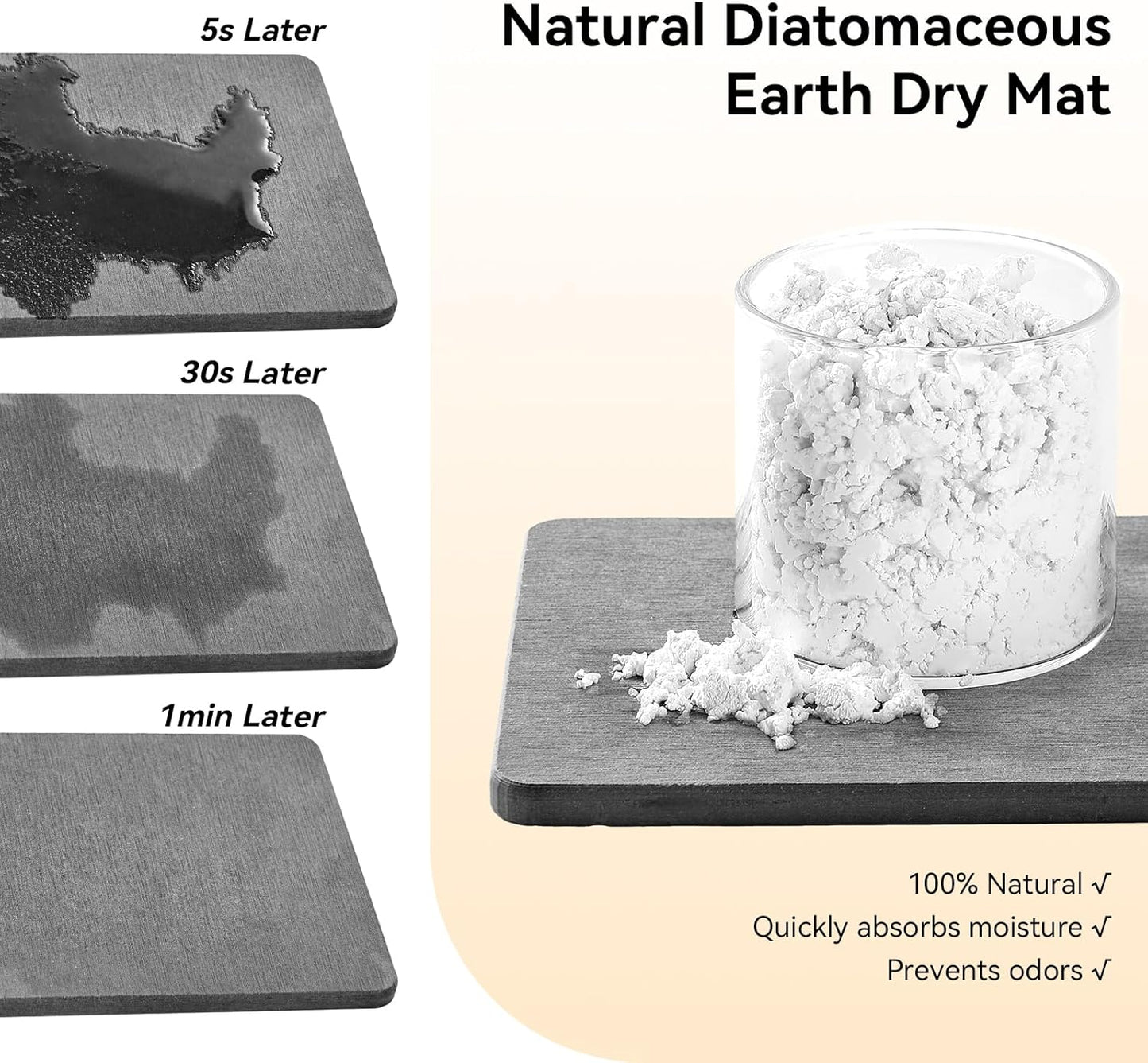 Yofidra Sink Caddy with Stone Drying Tray: Stainless Steel Soap Dispenser Kitchen Sink Organizer Set, Sponge Holder Counter Accessories Decor for Kitchen Organizers and Storage 8.1x3.5x4.5 in White