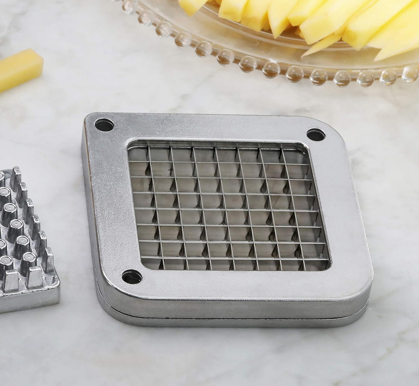 New Star Foodservice 37388 French Fry Cutter Replacement Blade, 3/8-Inch (COMPATIBLE WITH TABLE MOUNTED FRENCH FRY CUTTER ONLY) Silver