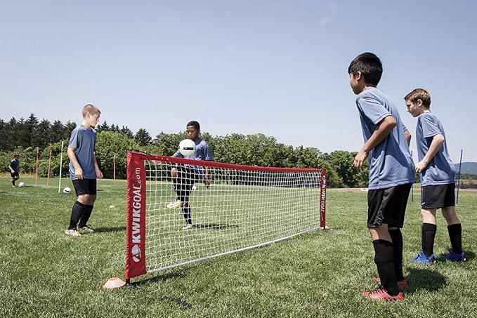 Kwik Goal All-Surface Soccer Tennis Net with Stand 2-Feet 8-Inch 8-Inch H 10-Feet W