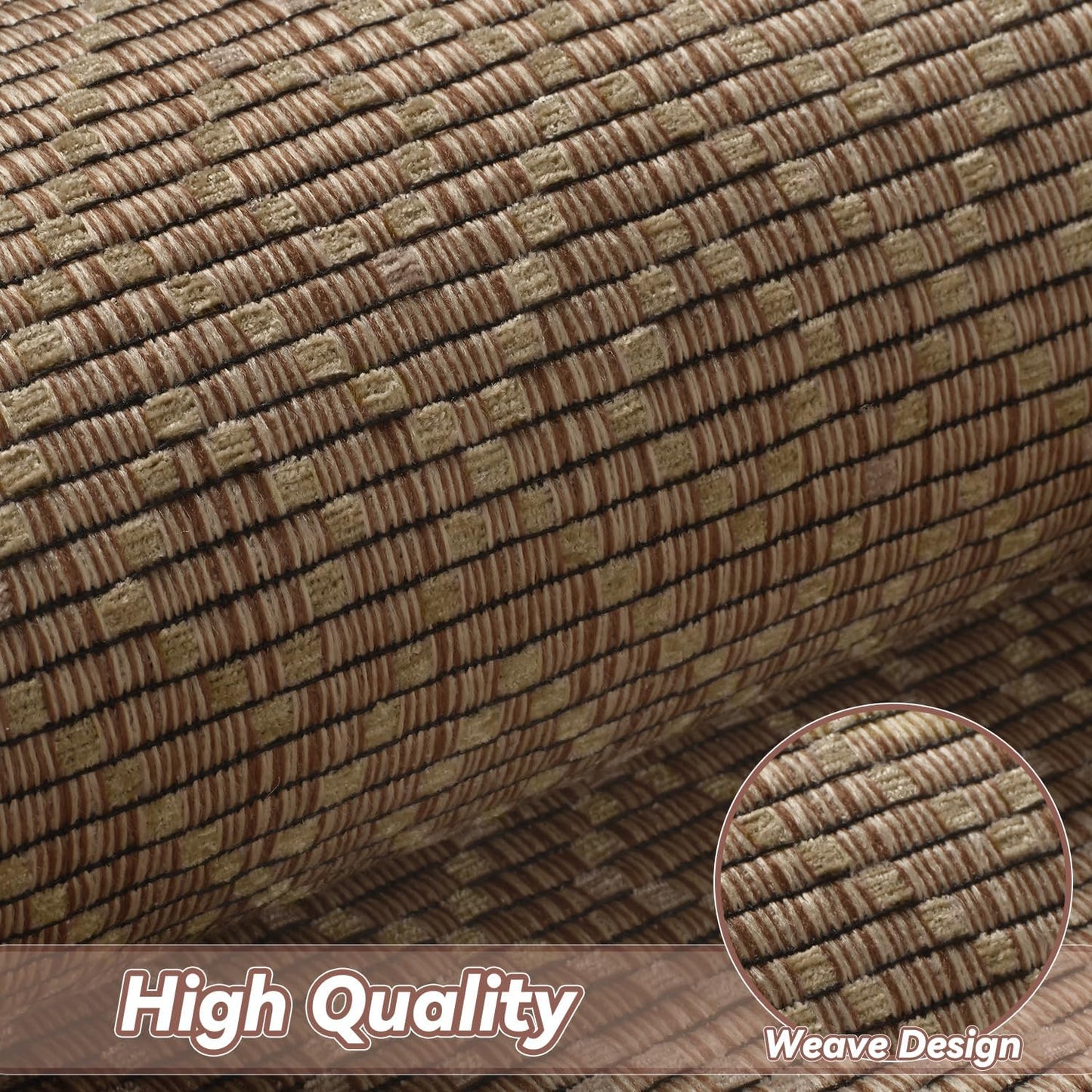 PADOOR Kitchen Floor Mat, Rubber Backed Kitchen Rugs Non Slip Washable, Super Absorbent Kitchen Mats for Floor Front of Sink, 17"x24" Brown