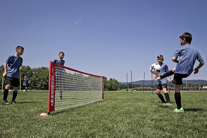 Kwik Goal All-Surface Soccer Tennis Net with Stand 2-Feet 8-Inch 8-Inch H 10-Feet W