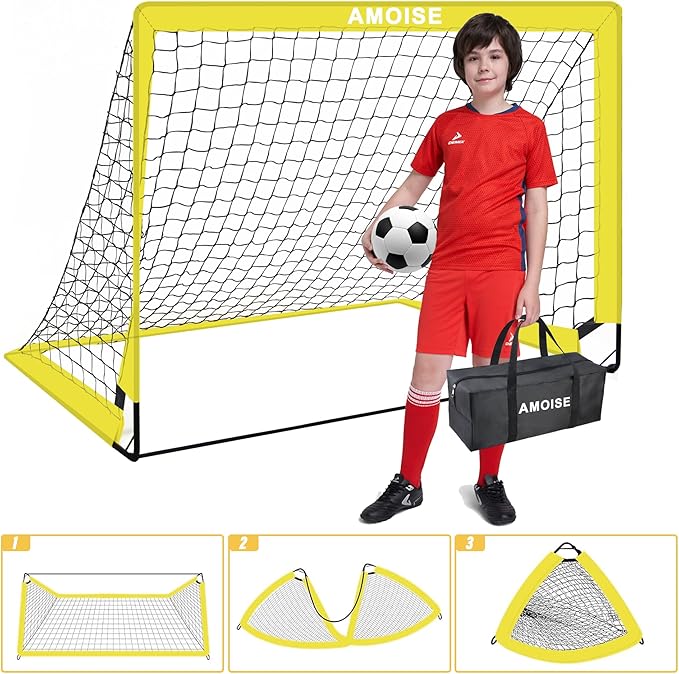 Kids Soccer Goals for Backyard Set of 2