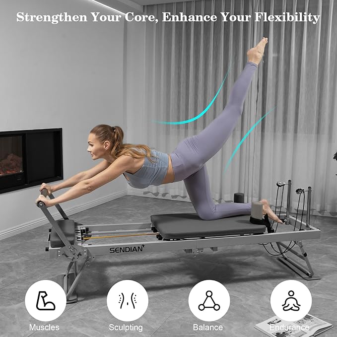 SENDIAN Foldable Pilates Equipment for Home Workouts 5 Color