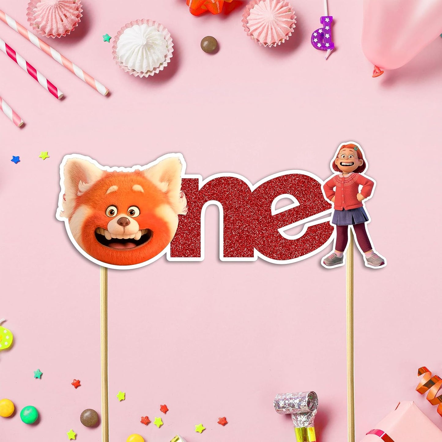 Seyal® Trning Red One Cake Topper