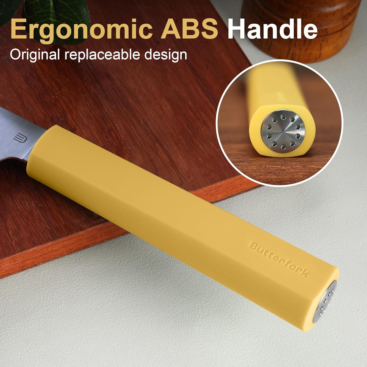 7.5" Serrated Bread Knife for Homemade Bread, AR-RPM9 Steel & Innovative Wavy Edge, Professional Serrated Knife for Sourdough Bread Cake, Gift for Baker Home Chefs