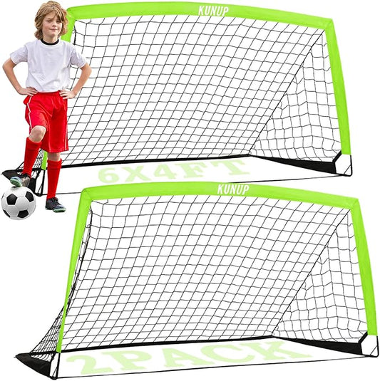 Kids Soccer Goals for Backyard 5×3, 6×4, 6×4, 9×5FT 9×5FT 2 2 Pieces