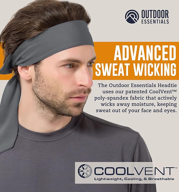 Tie Headband for Women & Men - Ninja Headbands, Head Tie for Running, Basketball, Football & Athletics,Cooling Headband