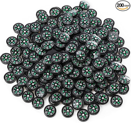 Kanayu 200 Pcs 20 MM Mini Compass Pocket