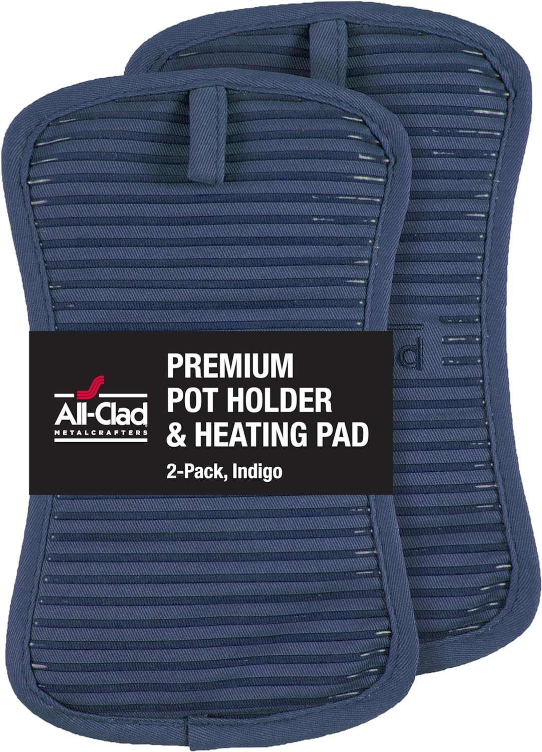 All-Clad Premium Pot Holder, 2-Pack, Indigo