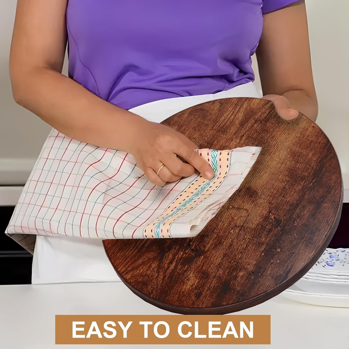 [ 2 Pack ] 12-inch Lazy Susan Organizers, ACIAZAAZ Lazy Susan Turntable for Cabinet, Kitchen Turntable Storage for Table, Countertop, Pantry