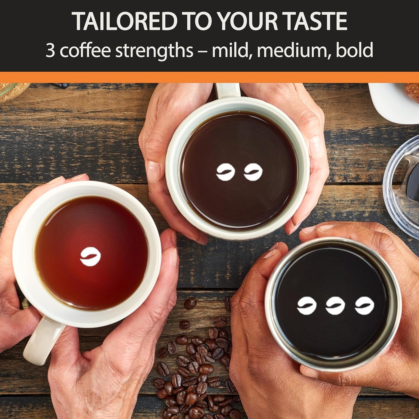 Krups Simply Brew Stainless Steel and Thermal Carafe Drip Coffee Maker 12 Cup Programmable, Customizable, Digital Display, Insulated Coffee Filter, Dishwasher Safe, Drip Free Silver and Black