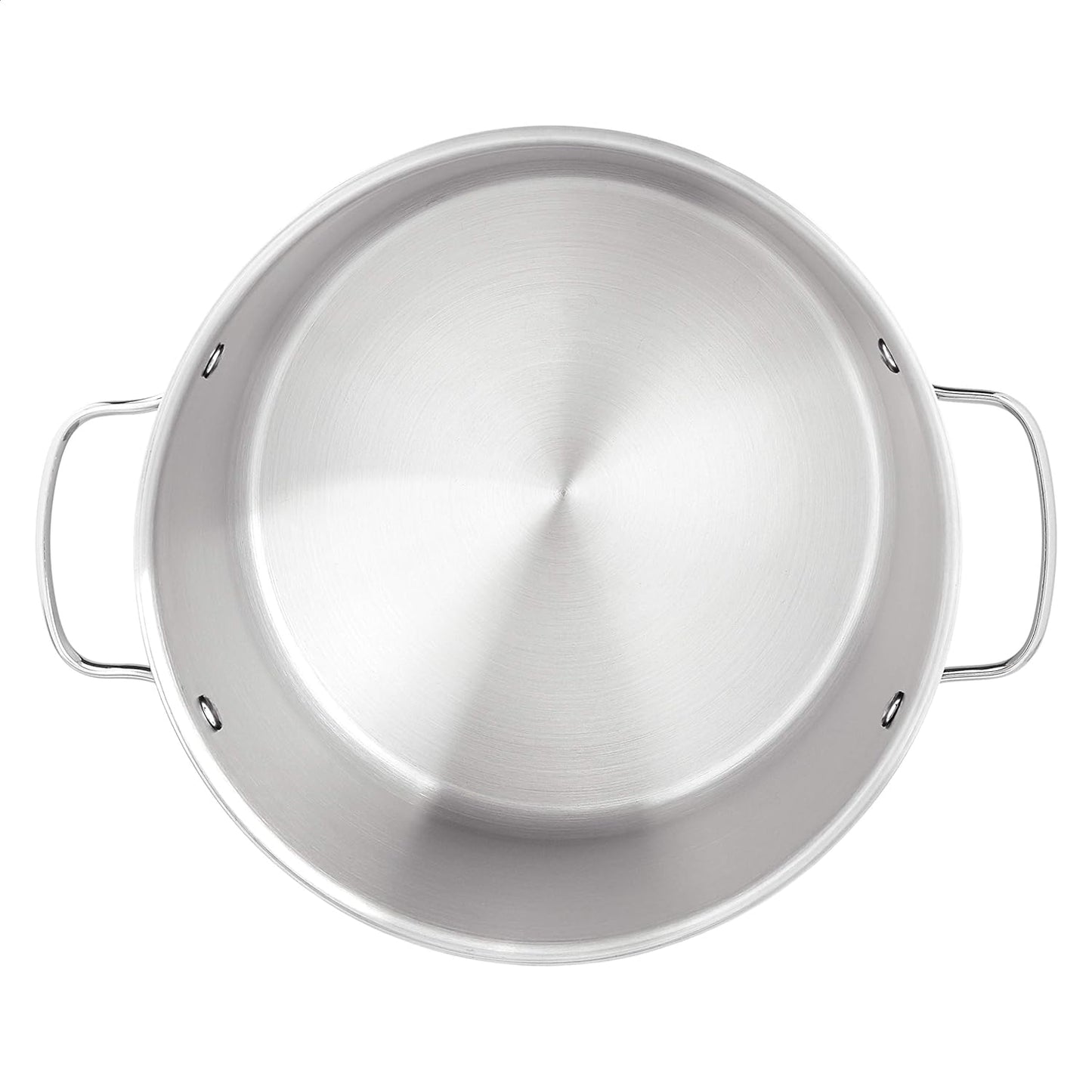 Amazon Basics Stainless Steel Stock Pot with Lid, 8 Quart, Even Heating, Easy to Clean, Silver