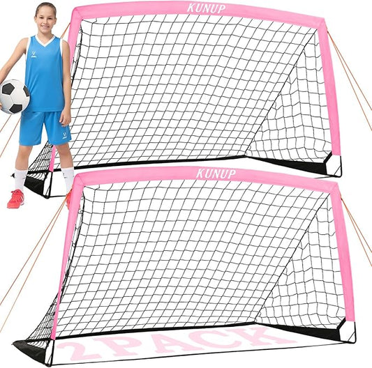 Kids Soccer Goals for Backyard 5×3, 6×4, 6×4, 9×5FT 9×5FT 2 2 Pieces