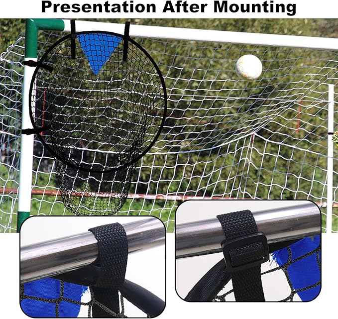 Krijues 2PCS Soccer Goal Target Nets for Shootings