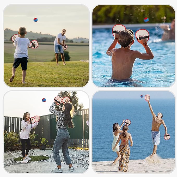 Kids Velcro Catching Balls Set - Toss and